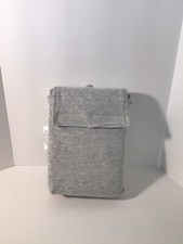 Fitted Crib Sheet Grey Target 