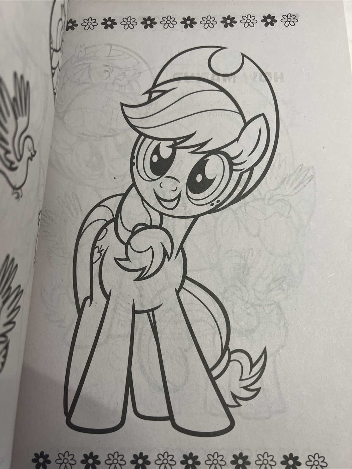 My Little Pony Jumbo Coloring And Activity Book. Bonus stand up