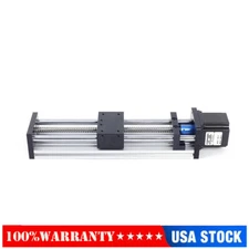 200mm Linear Guide Rail CNC Slide Stage Actuator Ball Screw Motion 23 Nema Motor