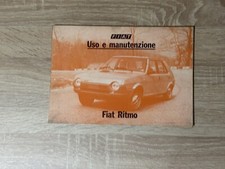 Libretto uso e manutenzione Fiat Ritmo Diesel 5ª ed. 1981