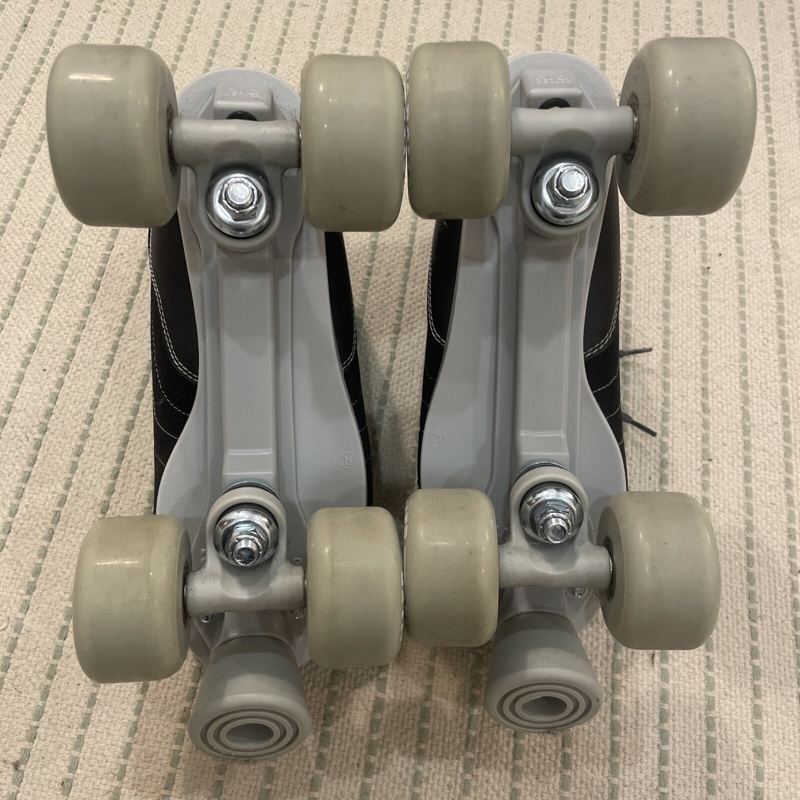 Rio Roller Lumina Quad Skates, Size UK 8 Black/Grey Great Condition