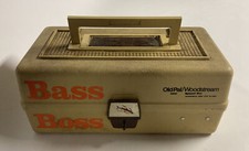 COMPLETO Vintage Bass Boss Old Pal Woodstream 6200 Spinner Box Tackle Box