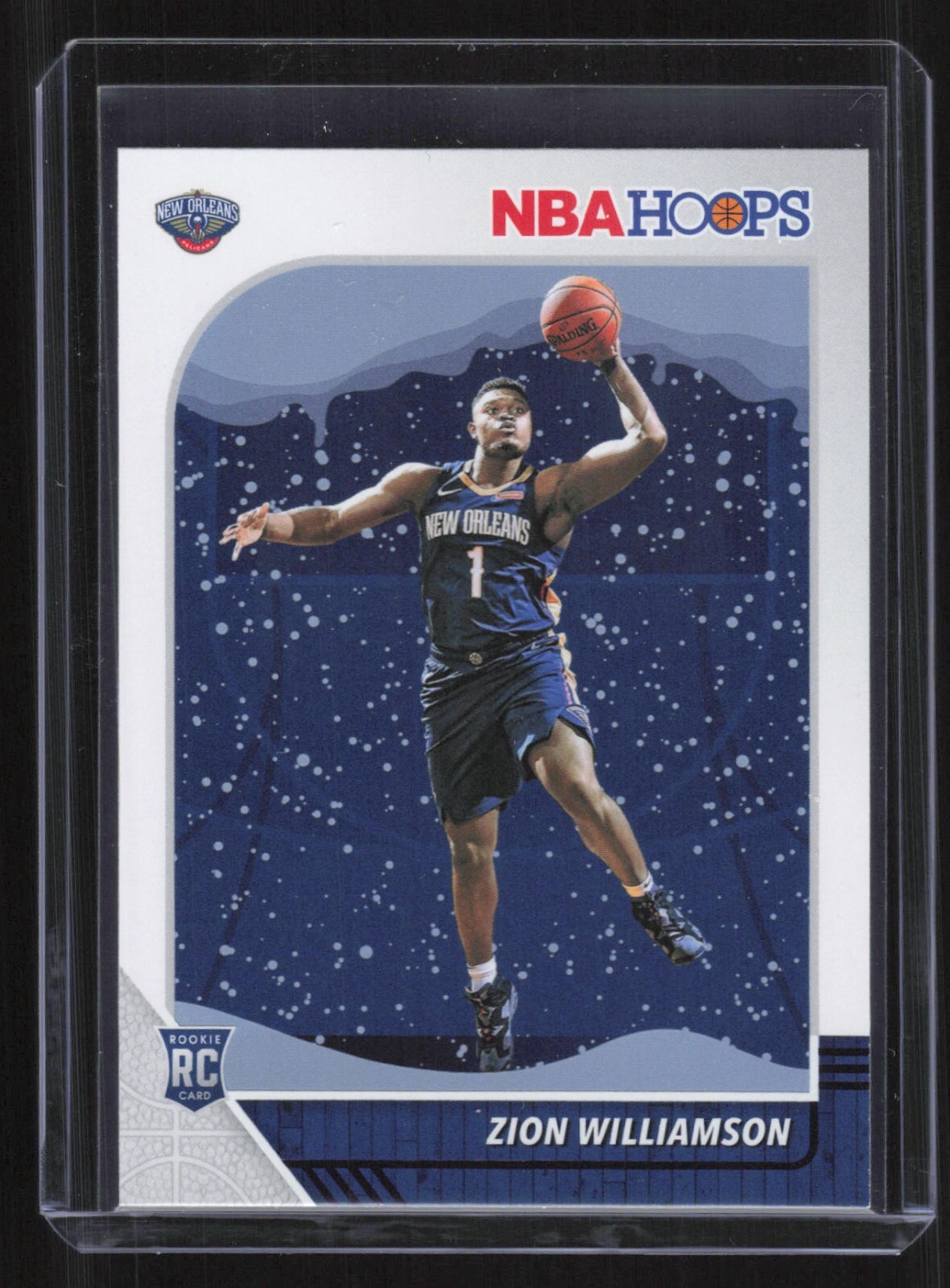 2019-20 Panini NBA Hoops Zion Williamson #258 Winter Rookie Purple SSP