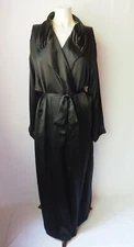 Julianna Rae Ariadne Silk Robe Shawl Collar Jeweled Spider Web Black XLP $296