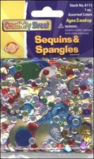 Sequins and Spangles (1 oz), Assorted Metallic Colors