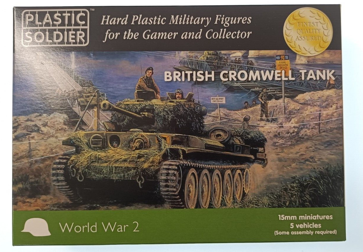 WW2V15022  15mm British Cromwell Tank Plastic Soldier NEW IN BOX 1/100 WW2