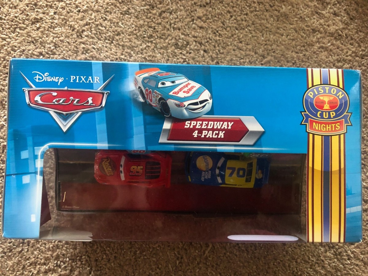 World of Disney Pixar Cars Speedway, Racing 4-Pack Race Chase Gift