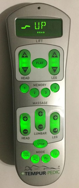 tempurpedic remote control