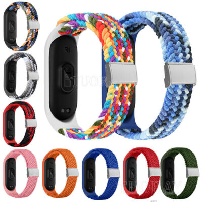 Für Xiaomi mi Band 3/4/5/6/7/8 Uhrenarmband Smart Armband Nylon SPORTS Armband