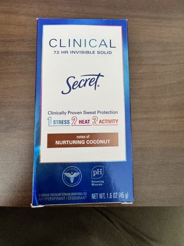 Secret Clinical Strength Invisible Solid Anti-Perspirant Deodorant EXP 1/25
