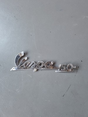 Original Vespa VBA Beinschild Schriftzug