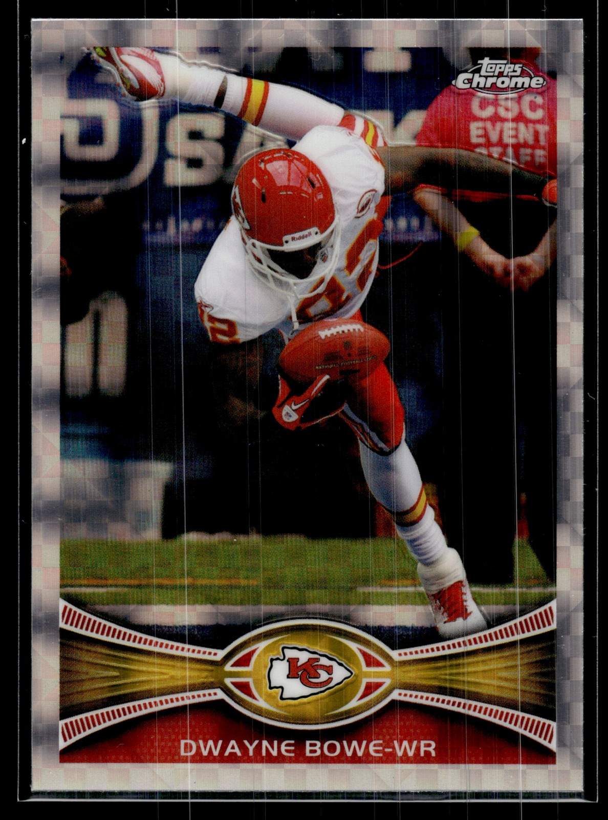 Dwayne Bowe 2012 Topps Chrome X-Fractor Card #37