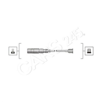 NEU Zündleitungssatz MM Für AUDI VW 100 Avant 80 A4 A6 A8 Cabriolet Coupe Vento