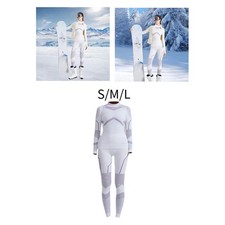 Thermal Underwear Set for Women Quick Drying Winter Ski Wear for Running Cycling