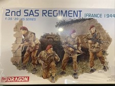 Dragon DML 2nd SAS Regiment France 1944. 1/35 Scale. New In Box