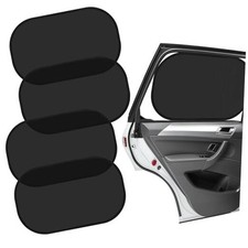 Car Window Shades For Baby 4 Pack 19.6 X 12 Sun Shades For Side 4 Pack Black