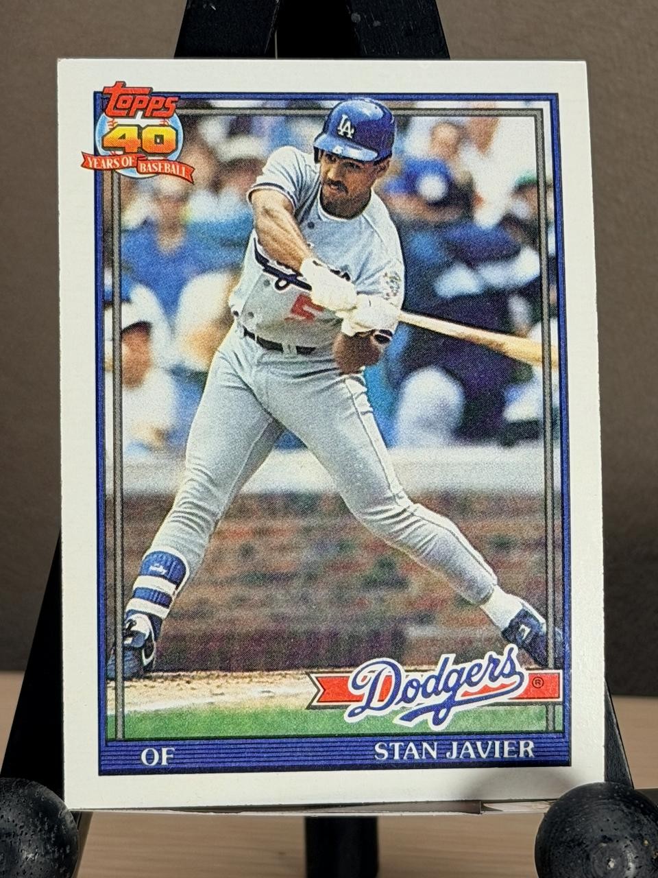 1991 Topps - #61 Stan Javier Los Angeles Dodgers