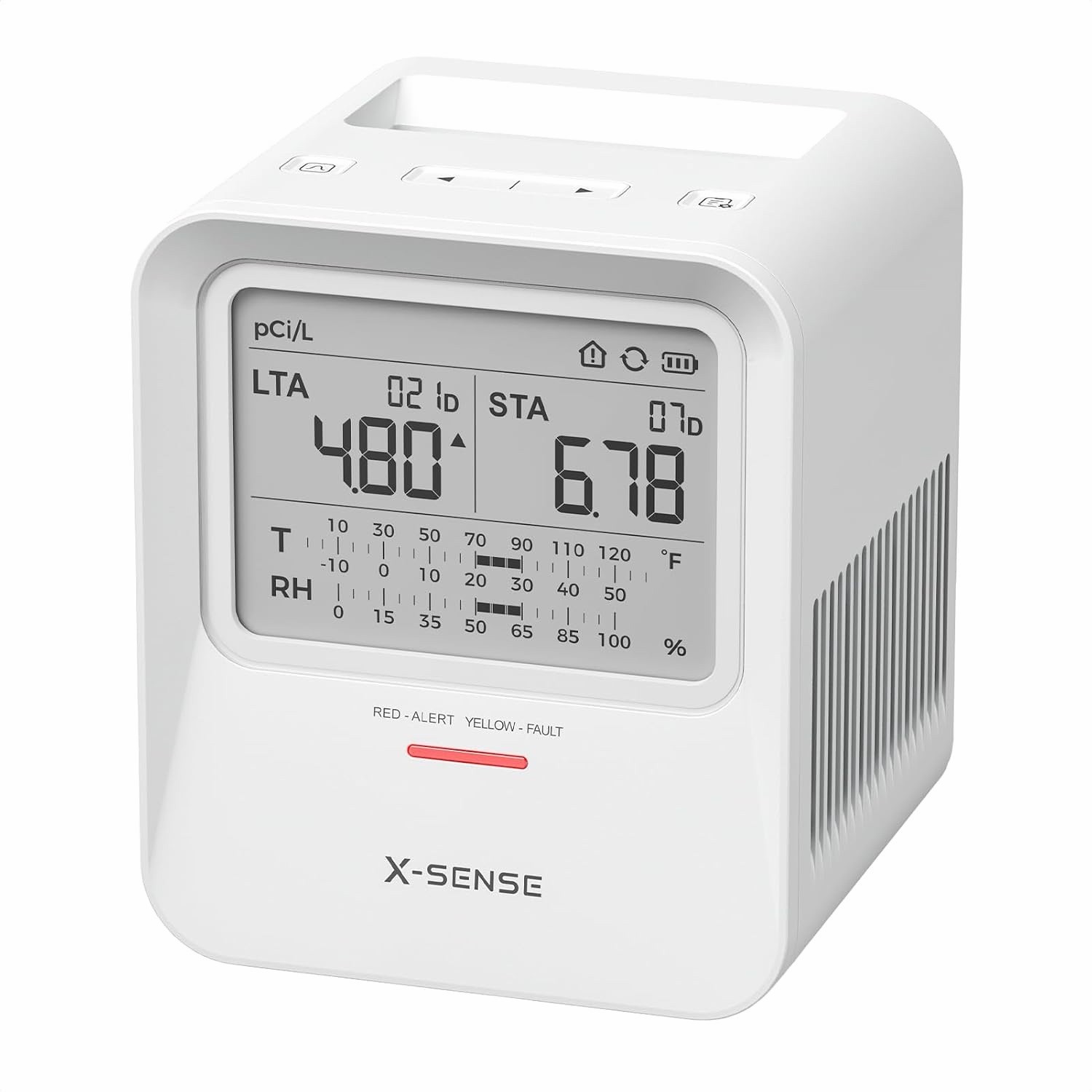 X-Sense Radon Detector for Home, Audible & Visual Alerts, Multi-Room Use New👍