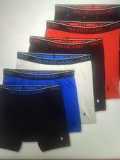 New NIP Polo Ralph Lauren Men Classic Fit Boxer Briefs 6 Pack Size L