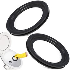RV Toilet Flush Ball Seal for Dometic 300 310 320, 2 Pack, Rubber Gasket