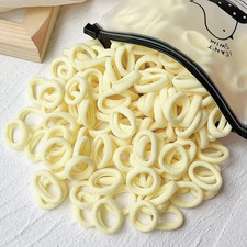 20/50Pcs Kids Elastic Hair Bands Girls Sweets Scrunchie Rubber Band for Children