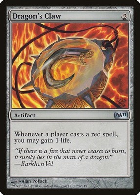 Dragon's Claw (205) Magic 2011 M11 MTG Magic