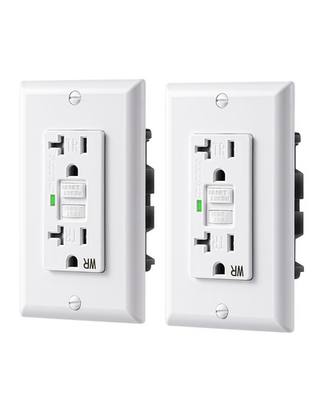 #ad DEWENWILS 2 Pack 20 Amp GFCI Outlet Self Test GFI Receptacles w LED Indicator $20.18