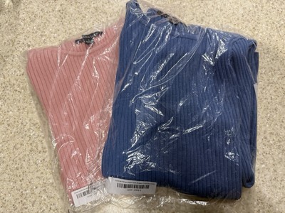 NEW in plastic 2 Chadwicks Womens Ribbed, Ballet Neck Size Small Sweaters