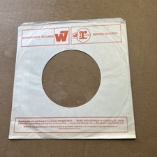 1 Company Sleeve Only W Logo Warner Bros Reprise Record Records
