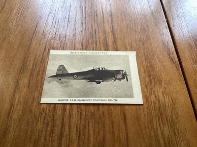 STRATHMORE - BRITISH AIRCRAFT - No 12 GLOSTER F5/34 SINGLE SEAT FIGHTER ..in VGC