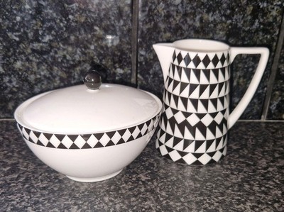 Wedgwood Jasper Conran Mosaik Design Sahne und Zucker Set..