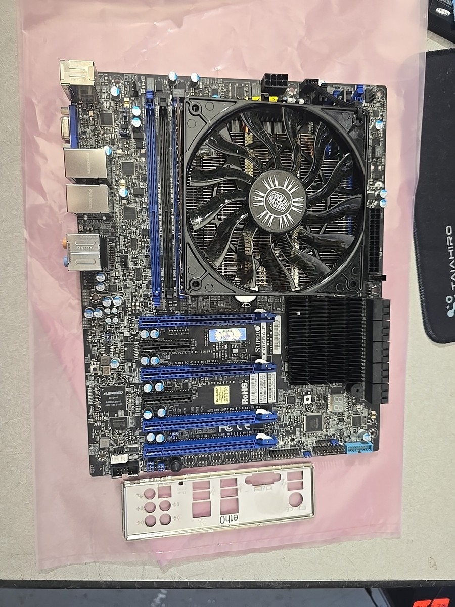 SUPERMICRO X10SRA ATX Motherboard LGA 2011 With Intel E5 2630 V3