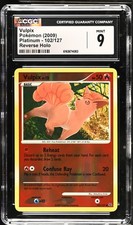 CGC 9 MINT Vulpix 102/127 Platinum Reverse Holo Pokemon Card on eBay