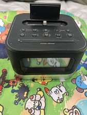 iHome iPL8 iPhone/Pod Charging Speaker Dock Alarm/Radio No Power Cord Tested