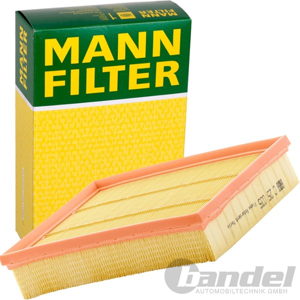 Mann Luftfilter Filtereinsatz Passend FüR Ford Galaxy Mondeo S-MAX Ford Usa Edge-image