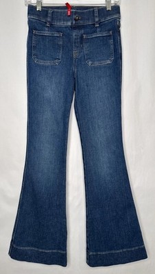 SPANX EveryWear Flare Jeans with Patch Pockets SZ XS