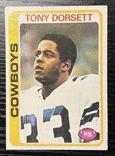 1978 Topps - Tony Dorsett #315 (RC) Cowboys Rookie HOF - Good Condition