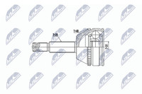 NTY Gelenksatz, Antriebswelle NPZ-FR-041 FüR Ford