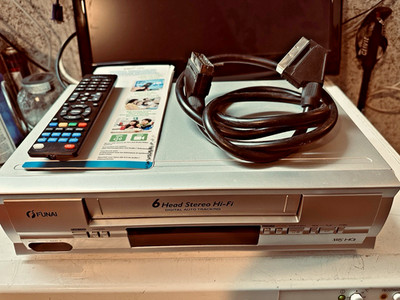 Funai VHS Videorekorder 29A-650 voll funktionsfähig lernfähige Fernbedienung