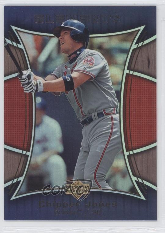 2007 Upper Deck Elements Chipper Jones #3 HOF 0f4