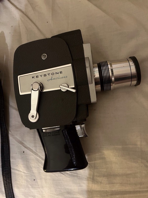 KEYSTONE AMERICANA Vintage 8mm Movie Camera WITH BAG