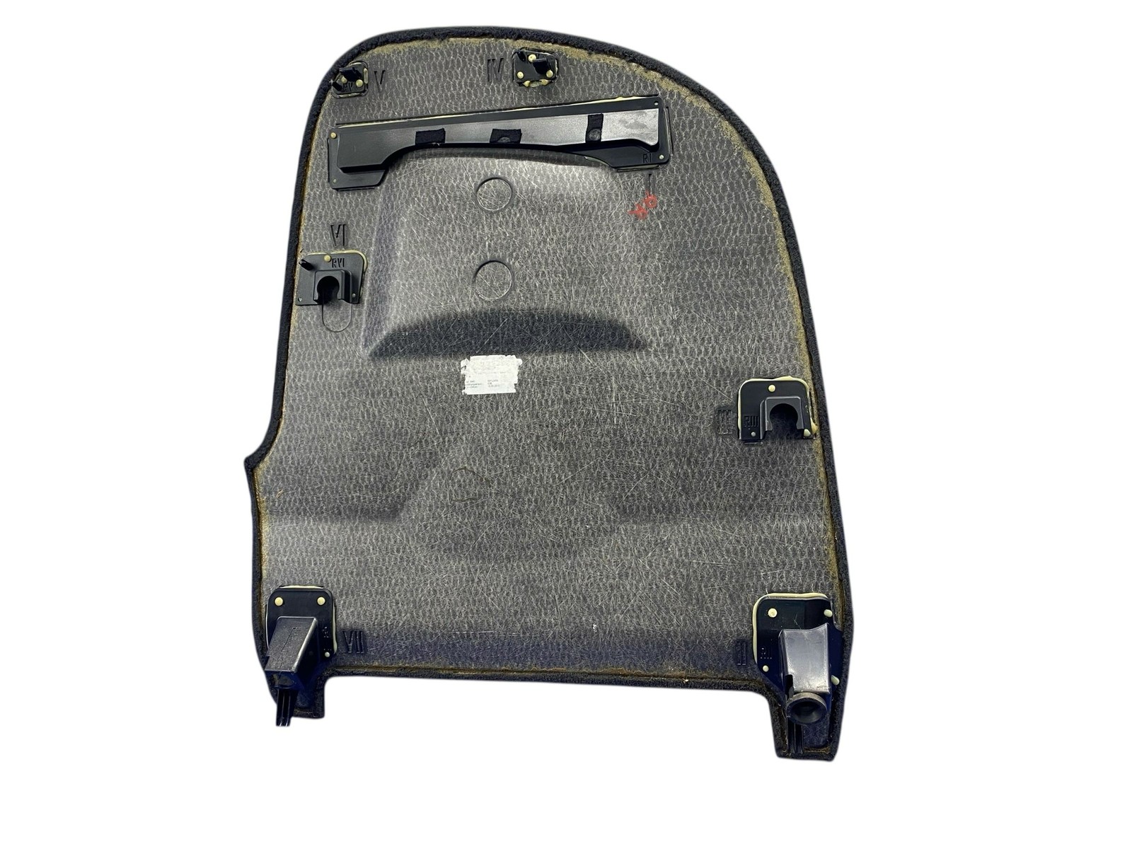 2011-2015 AUDI R8 REAR LEFT RIGHT INTERIOR PARTITION COVER PANEL GRAY CARPET