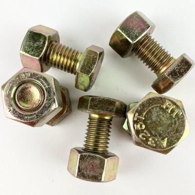 5/8''-11 x 1-1/2'' Grade A325 Structural Hex Bolt Type 1 Heavy Cadmium With Nuts 5