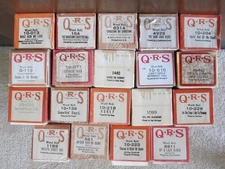 LOT OF 19 VINTAGE QRS PLAYER PIANO MUSIC ROLLS