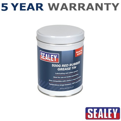 Sealey Red Rubber Fett Dose 500g SCS110