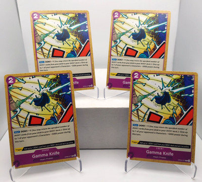 Gamma Knife Playset - OP05-077 x4 - Awakening of the New Era - One Piece TCG