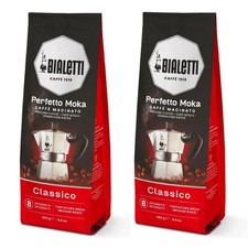 2 x Bialetti Caffe Macinato Ground Coffee - Perfetto Moka Classico (2 x 250g) 40.00 per kilo