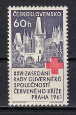 Tchécoslovaquie 1961 Mi 1292 Sc 1069 Pont Charles, église Saint-Nicolas Hradcany