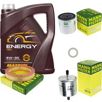Mann Inspektionspaket Filterset 5L Mannol Energy 5W-30 FüR Ford Fiesta III 1.1