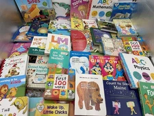 Lot of 20 Random Board Books For Children Toddler Daycare Babies Instant Library
